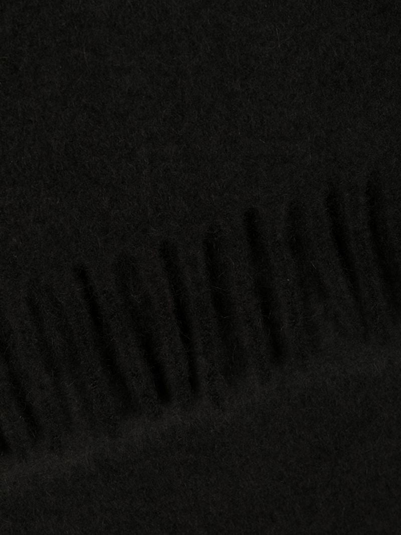 Black Fringed Scarf
