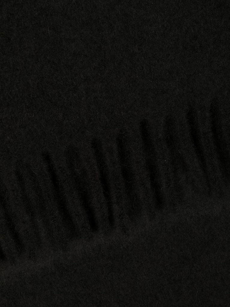 Black Fringed Scarf