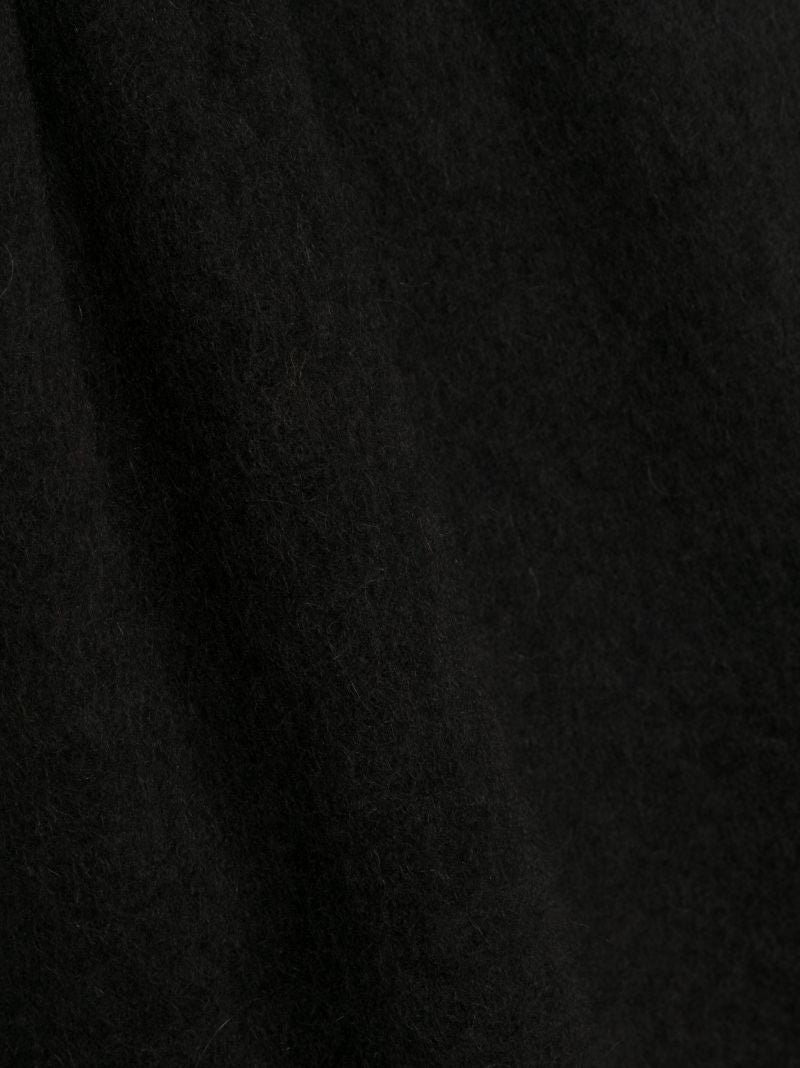 Black Fringed Scarf