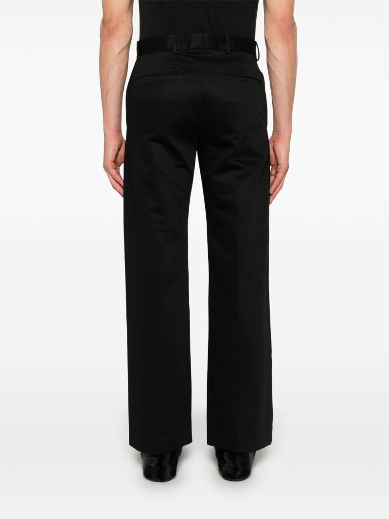 Black Straight-leg Trousers