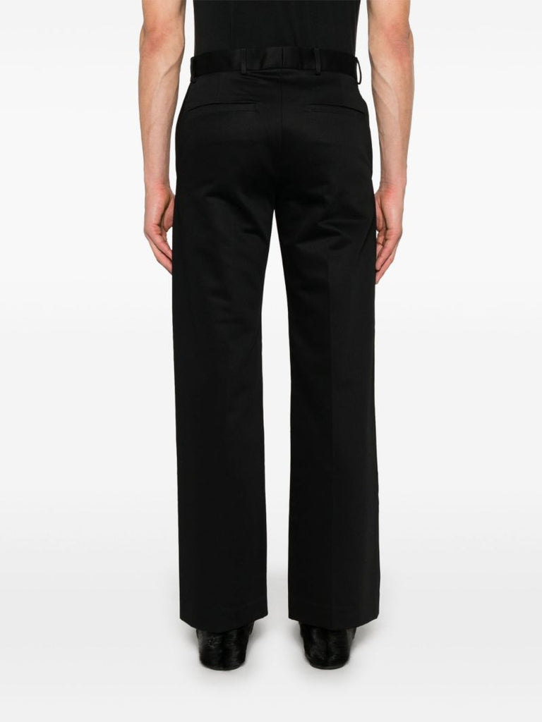 Black Straight-leg Trousers