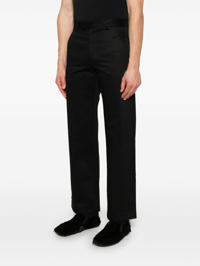 Black Straight-leg Trousers