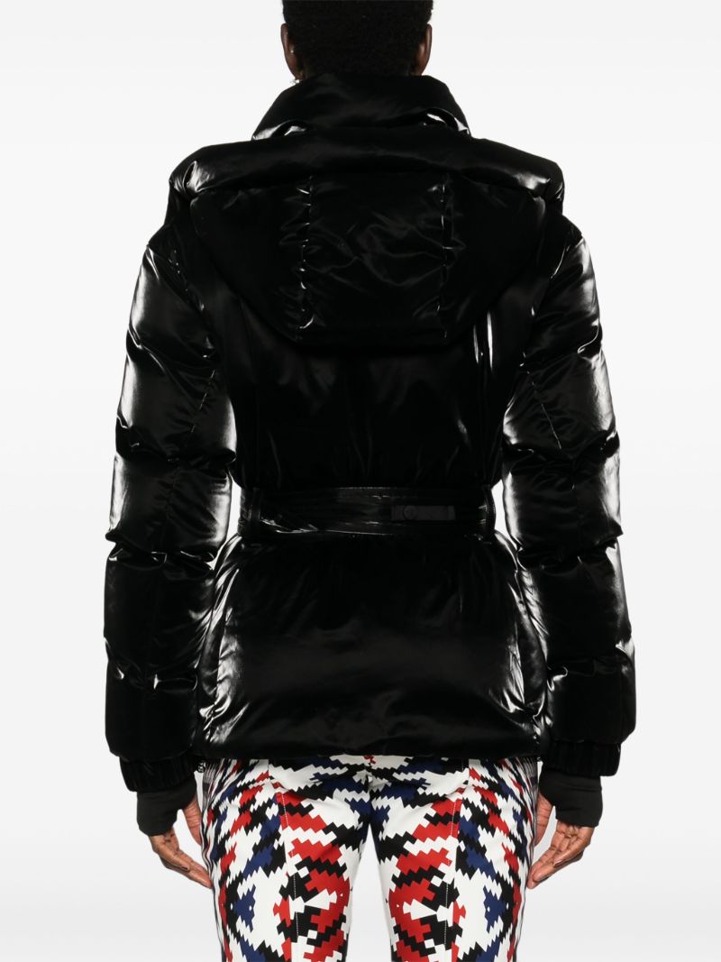 Hooded Belted Ski Jacket