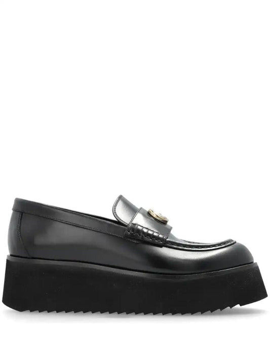 Black Double G Loafers