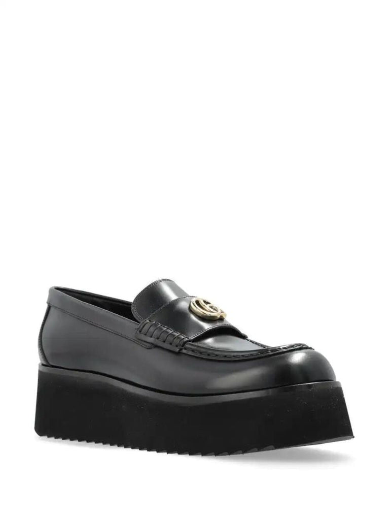 Black Double G Loafers