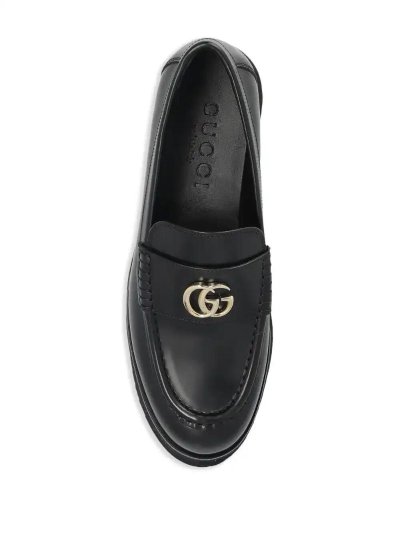 Black Double G Loafers