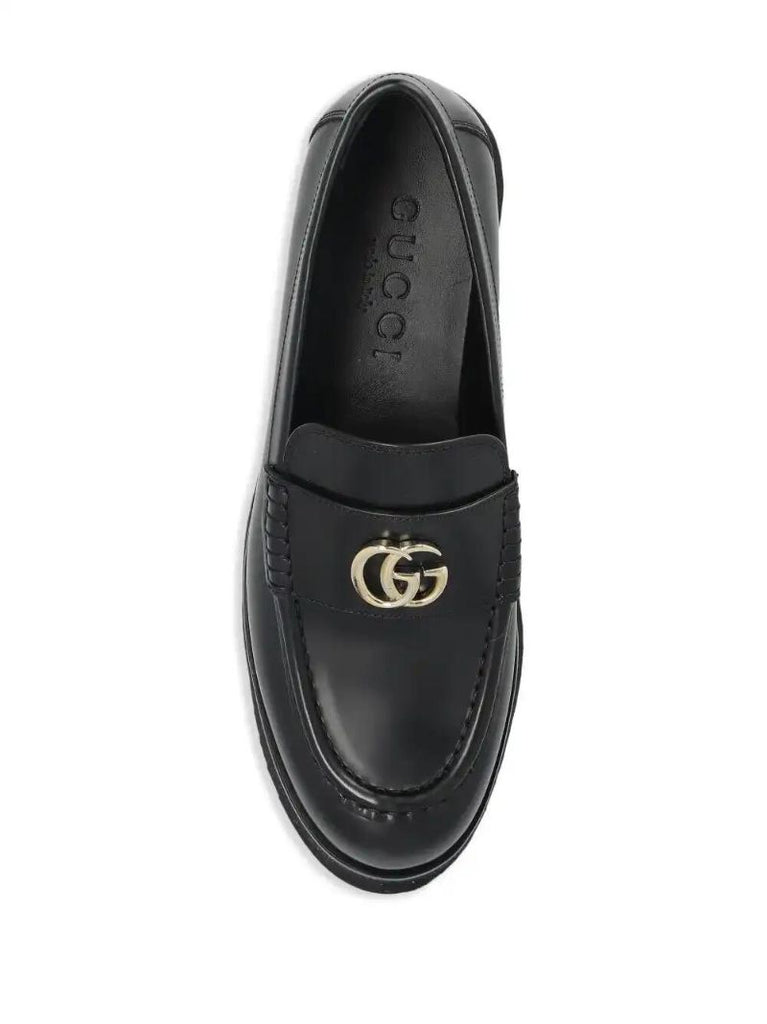 Black Double G Loafers