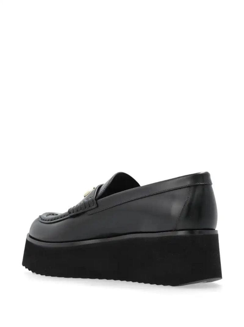 Black Double G Loafers