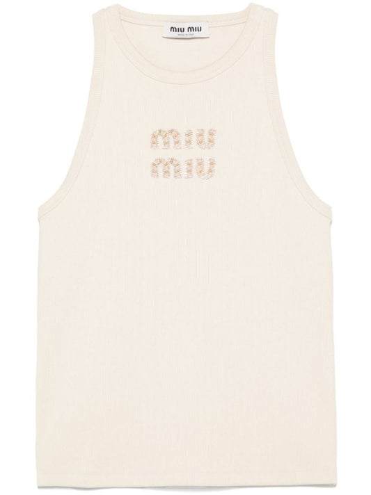 Logo-embroidered Tank Top