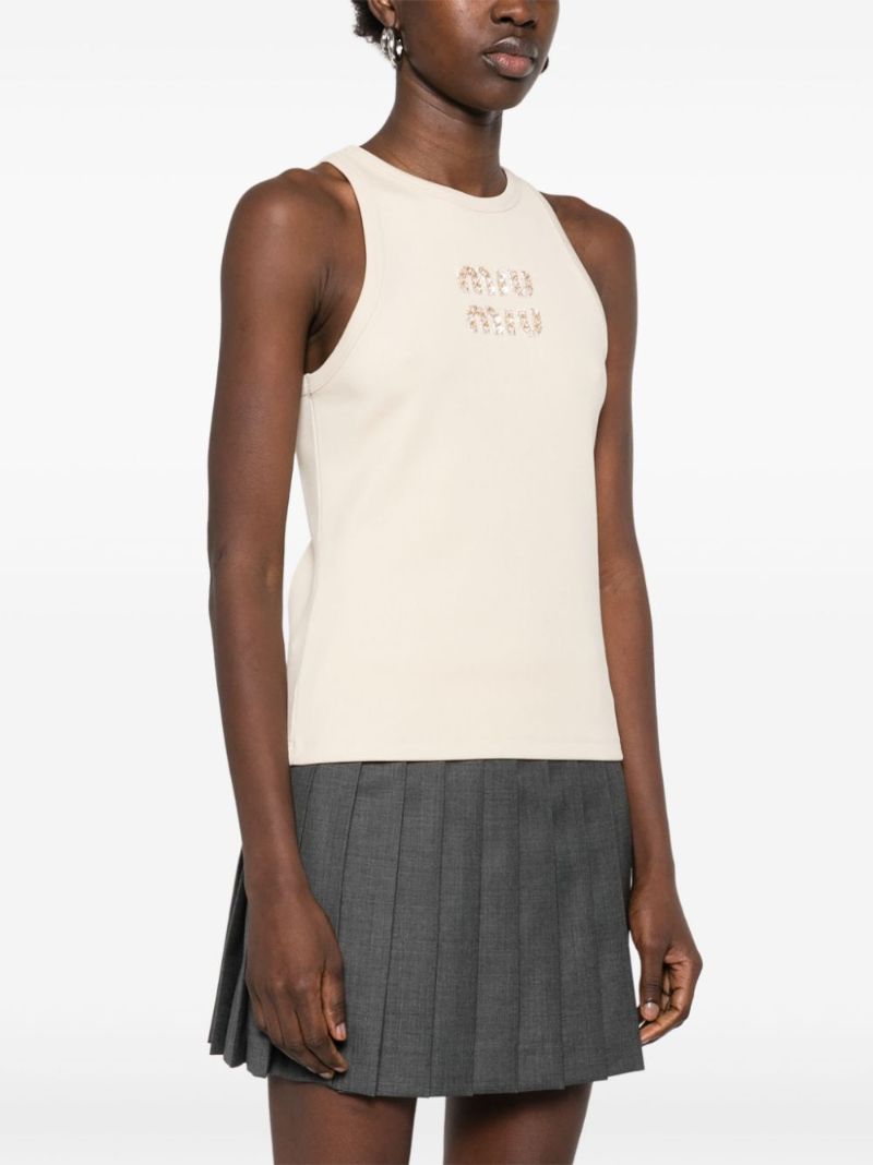 Logo-embroidered Tank Top