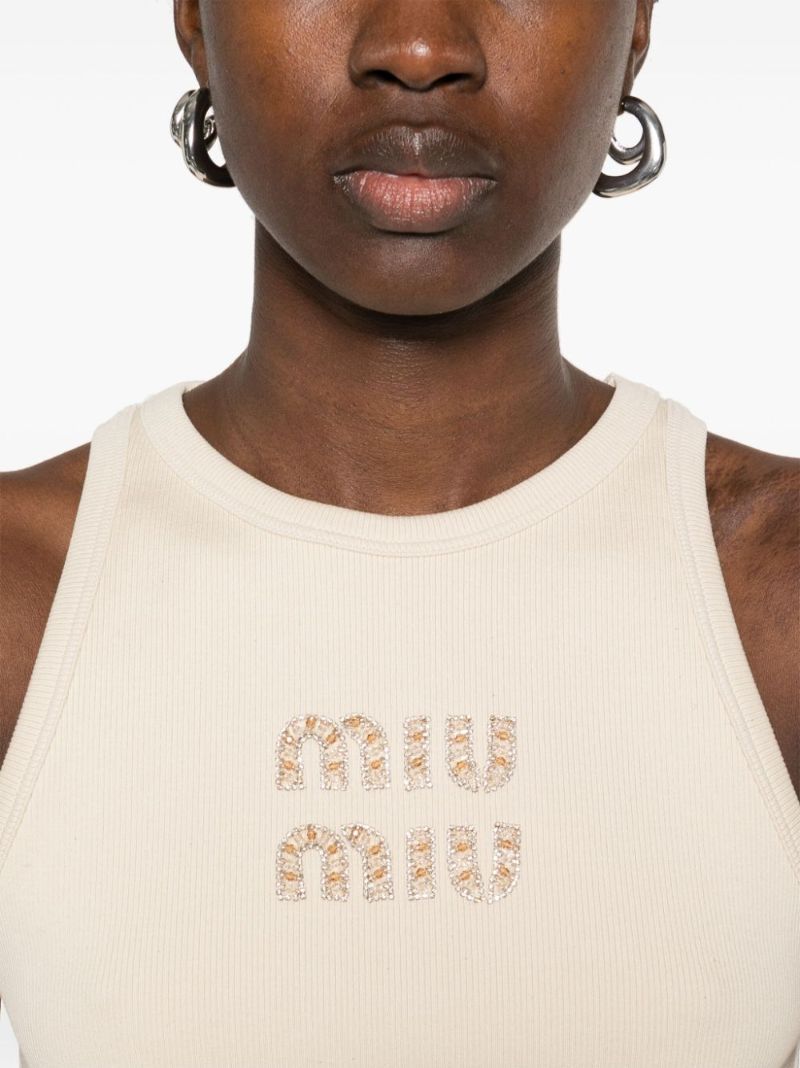 Logo-embroidered Tank Top