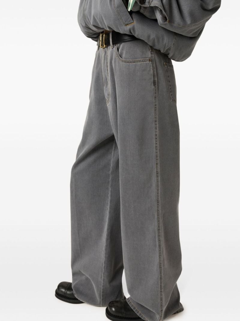 Grey Wide-leg Jeans