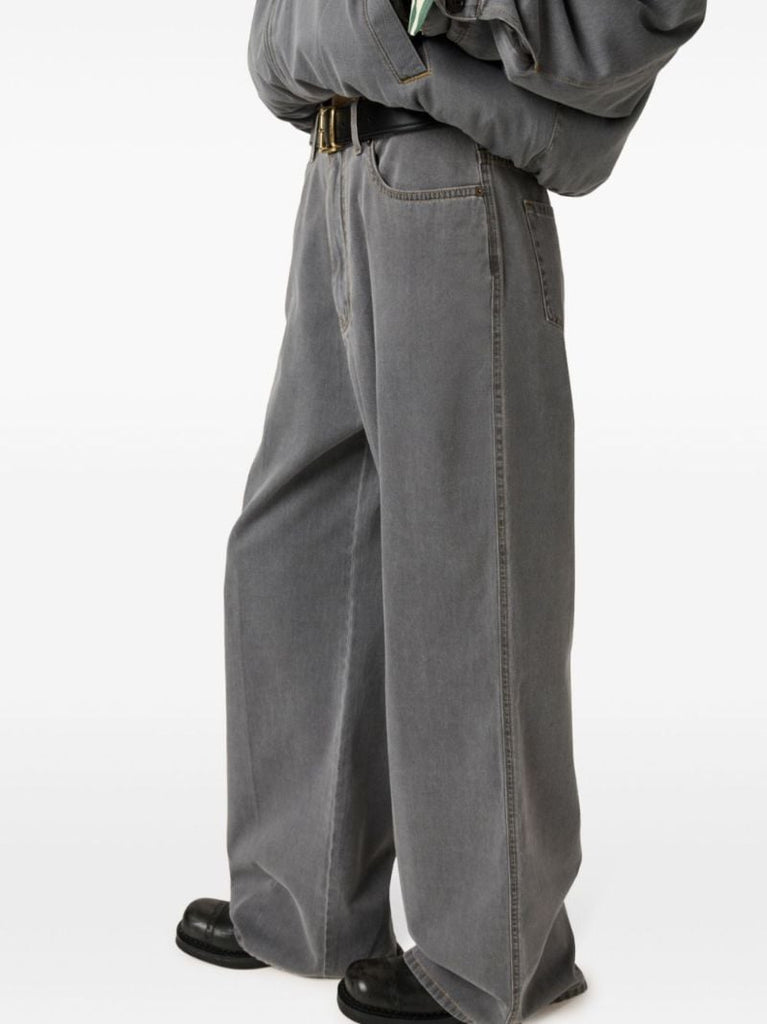 Grey Wide-leg Jeans