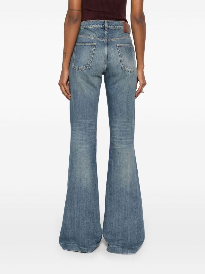 Mid-rise Flared Jeans