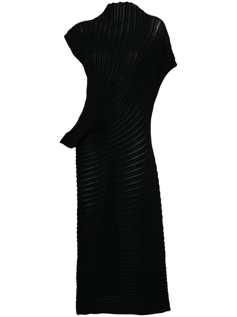 Black Pleated Dress