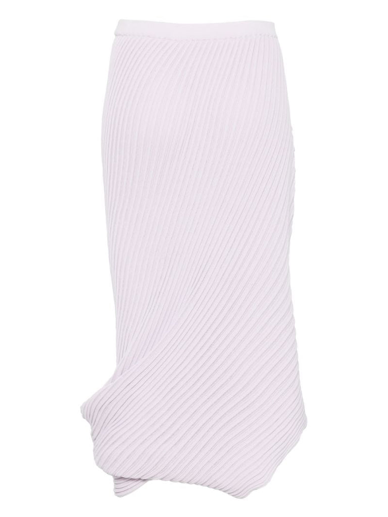 Purple Pleated Skirt