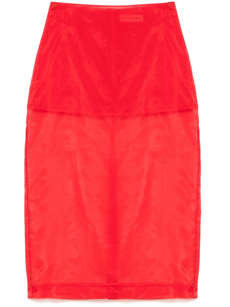 Red Peri Skirt