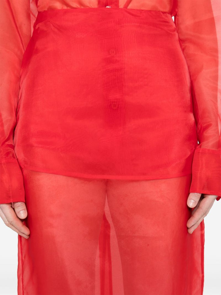 Red Peri Skirt