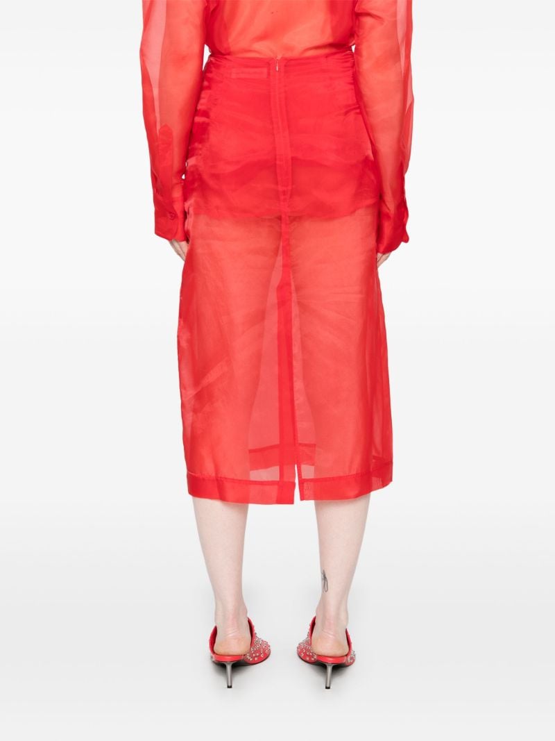 Red Peri Skirt