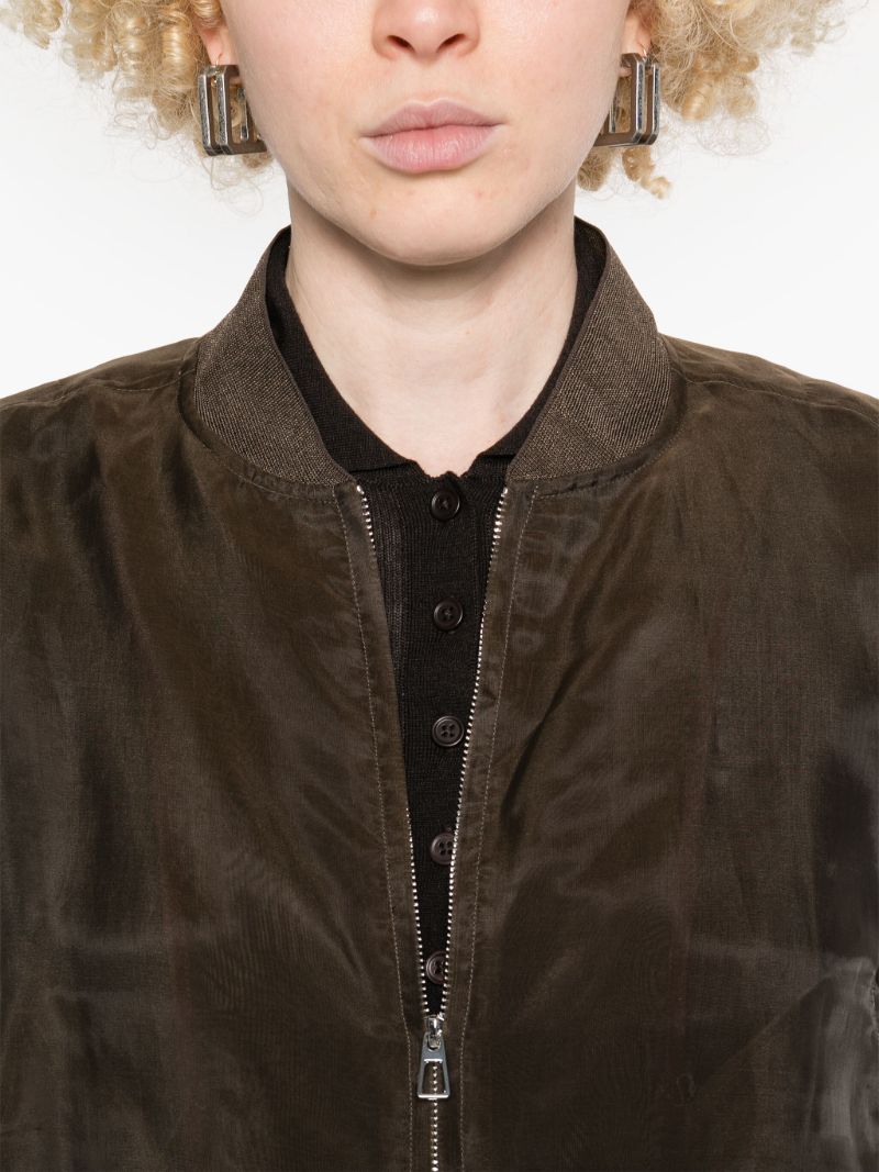 Brown Semi-sheer Jacket