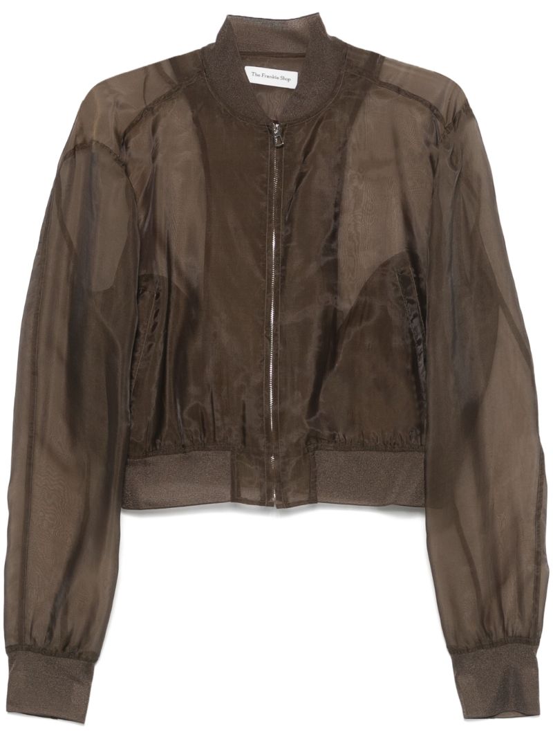 Brown Semi-sheer Jacket