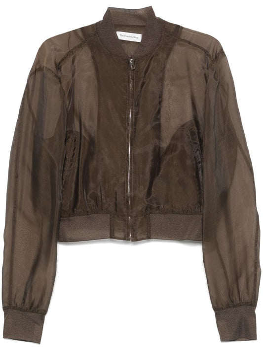 Brown Semi-sheer Jacket