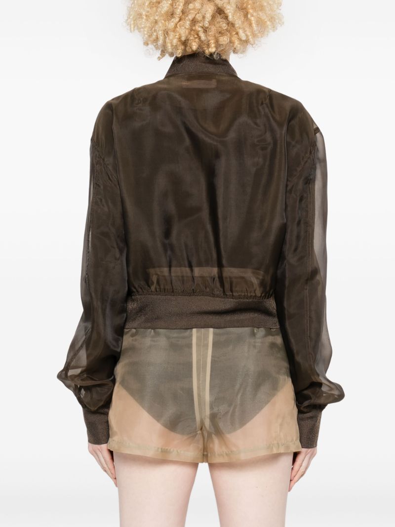 Brown Semi-sheer Jacket