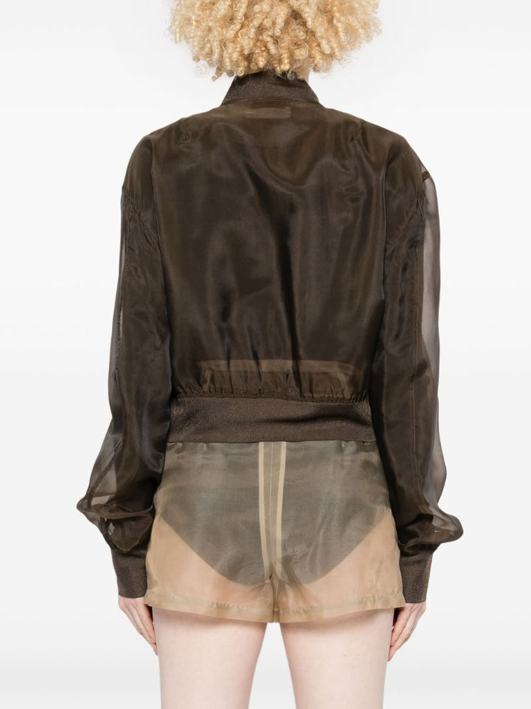 Brown Semi-sheer Jacket