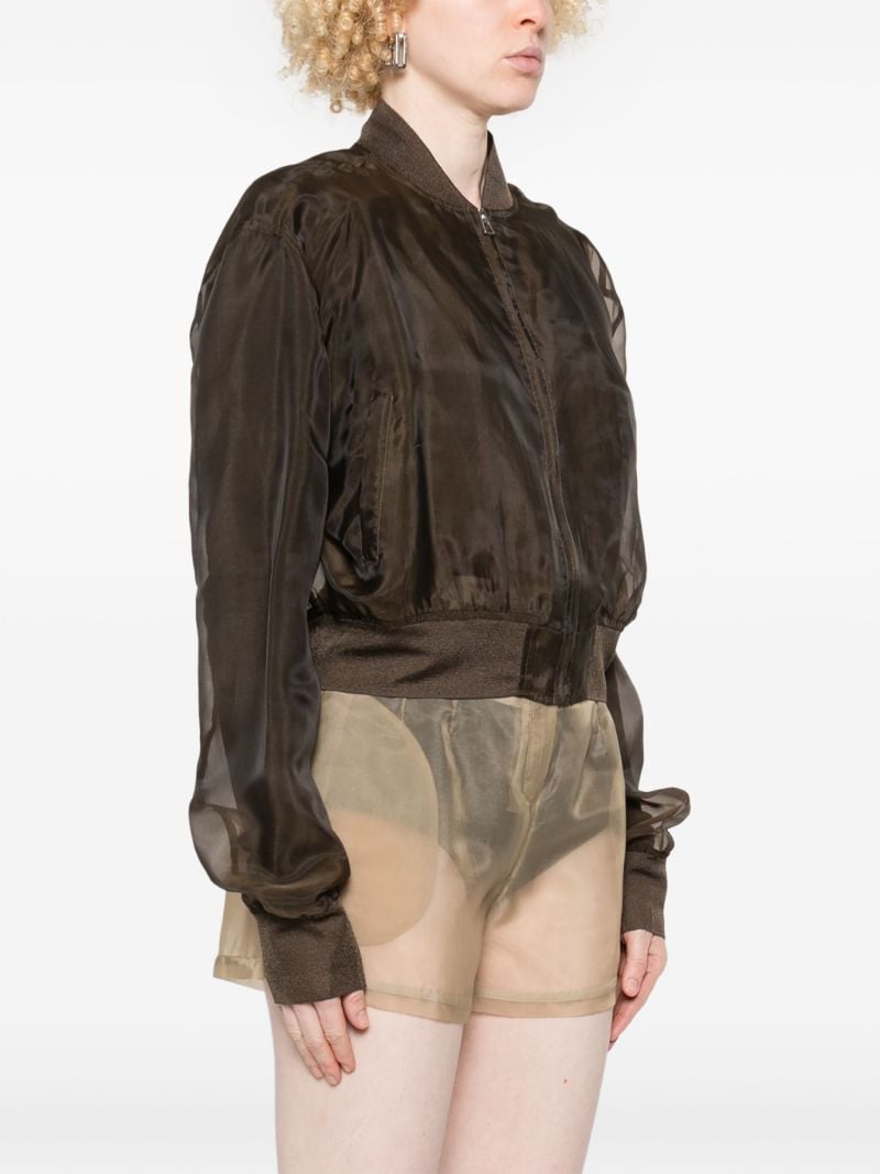 Brown Semi-sheer Jacket
