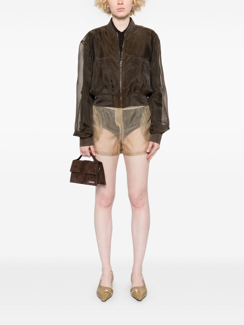 Brown Semi-sheer Jacket