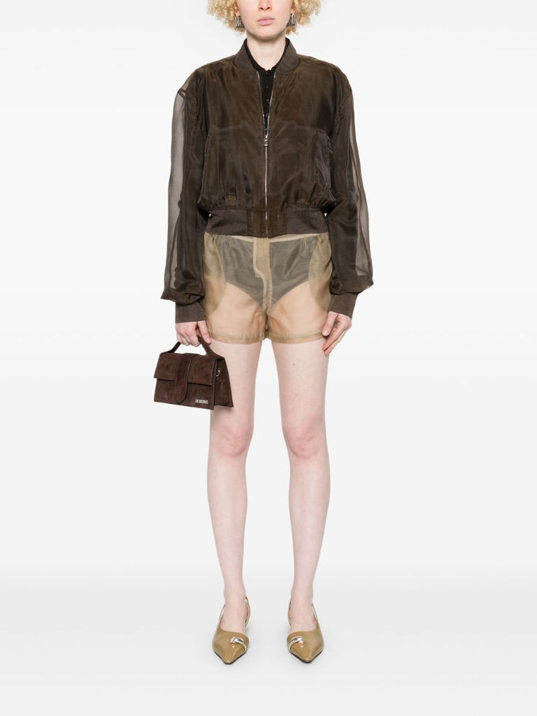 Brown Semi-sheer Jacket