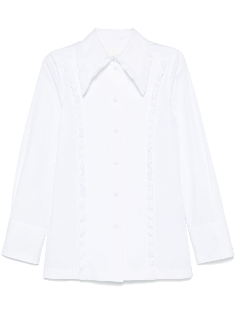 Ruffle-trim Shirt