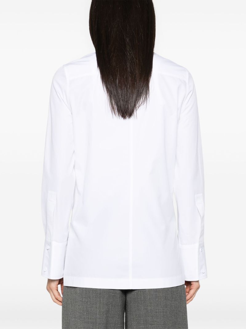 Ruffle-trim Shirt