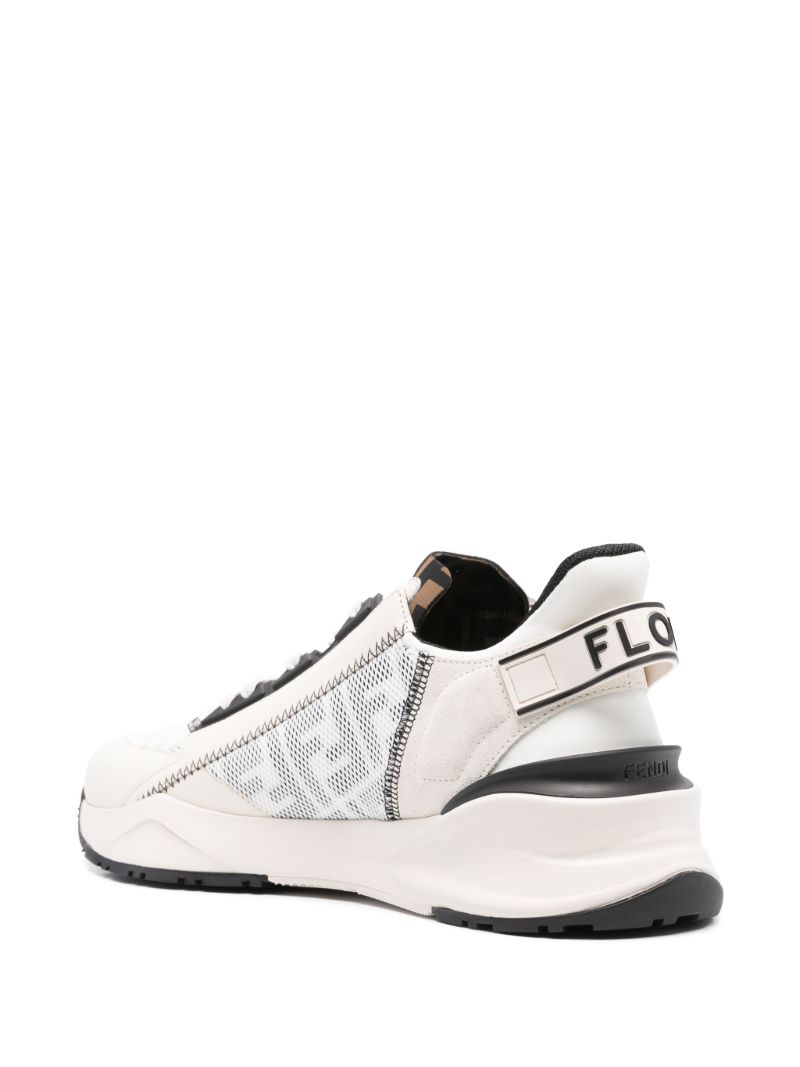 White Fendi Flow Sneakers