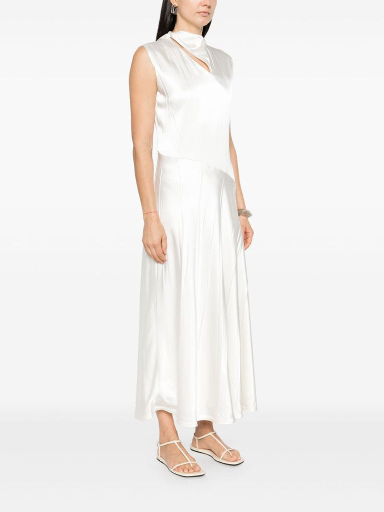 Satin Midi Dress
