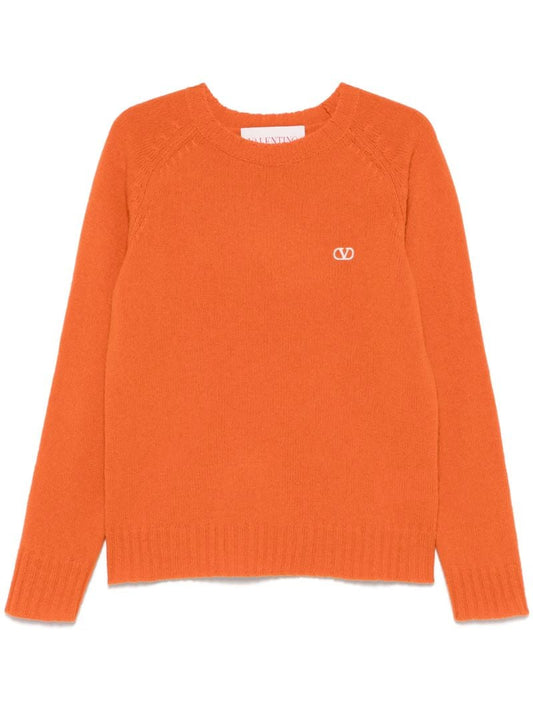 Orange Vlogo Signature Sweater