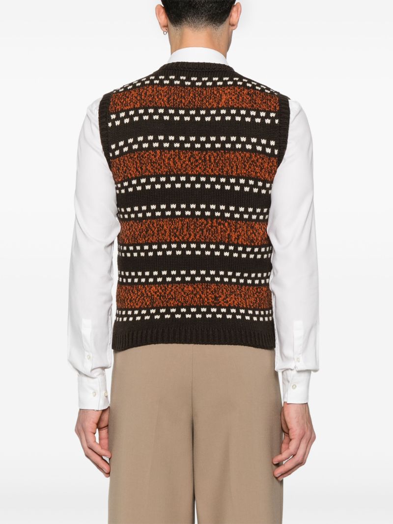 Brown Wool Vest