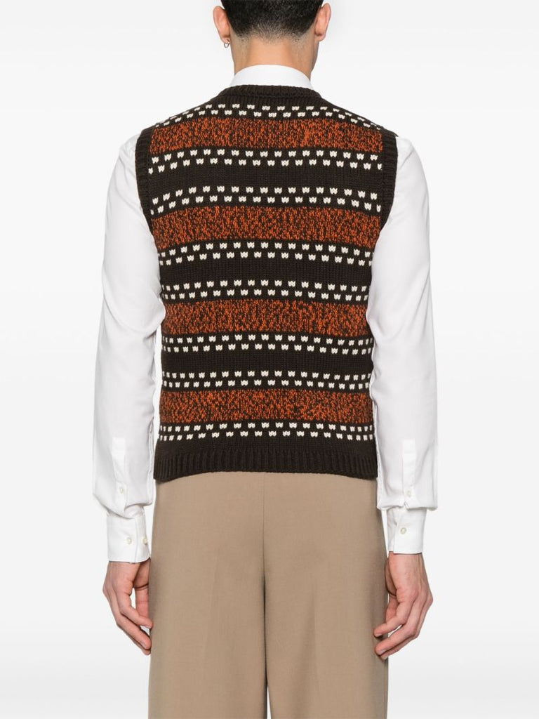 Brown Wool Vest