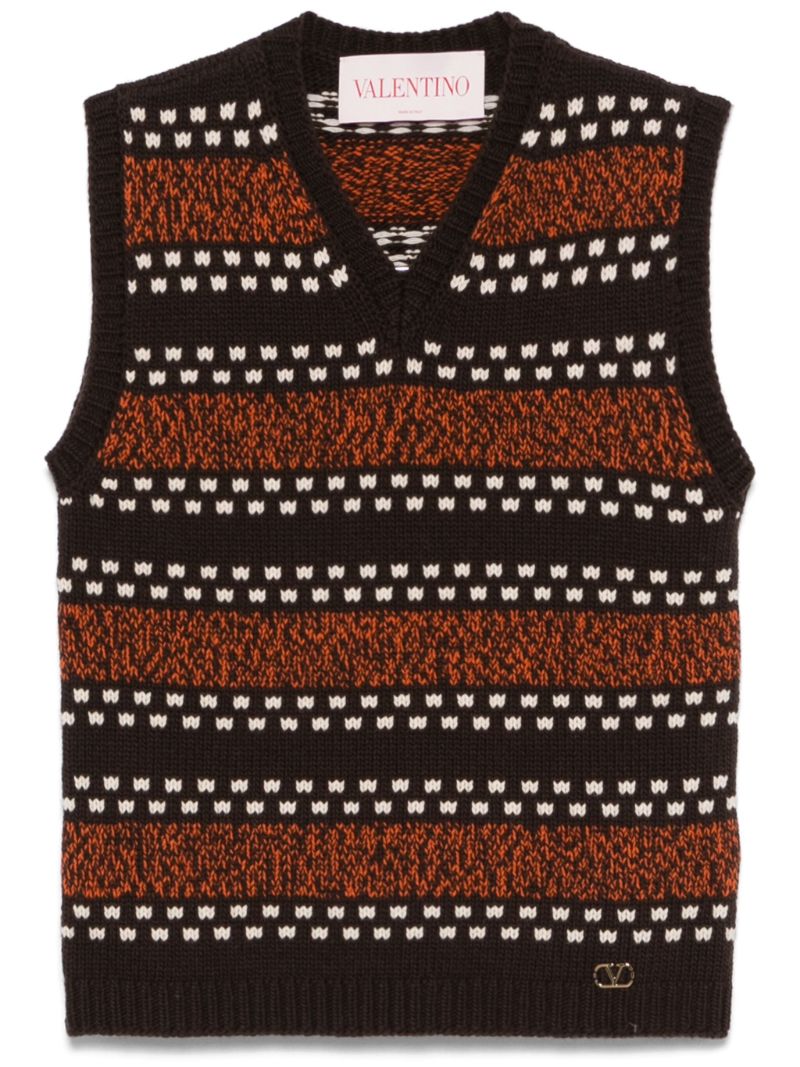 Brown Wool Vest