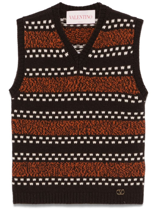 Brown Wool Vest