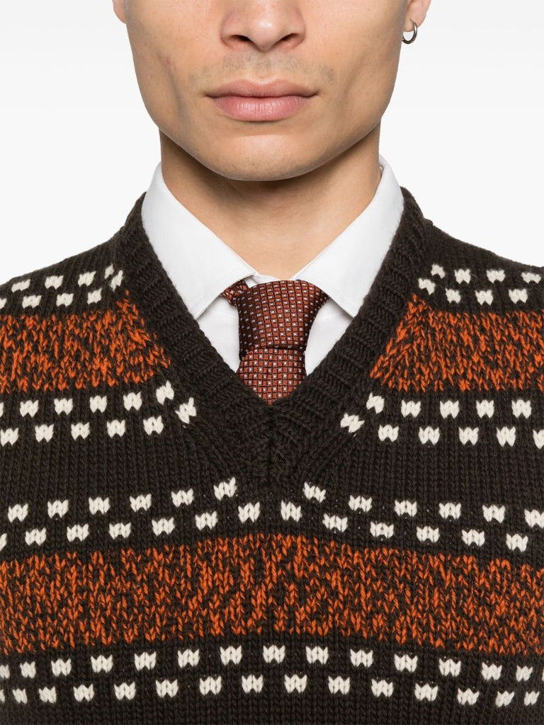 Brown Wool Vest