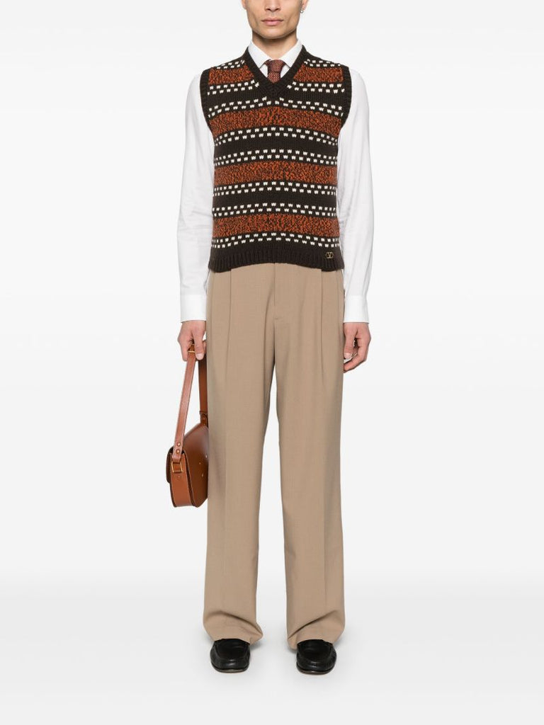 Brown Wool Vest