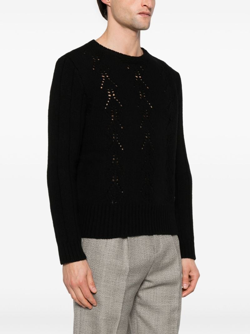 Black Vlogo Signature Sweater