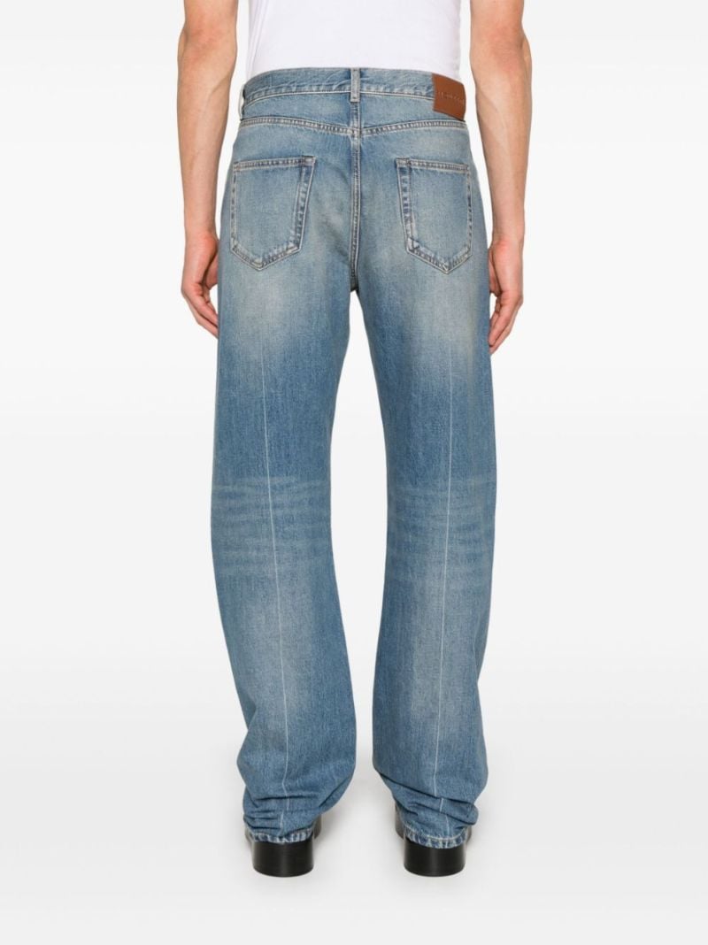 Blue Straight-leg Jeans