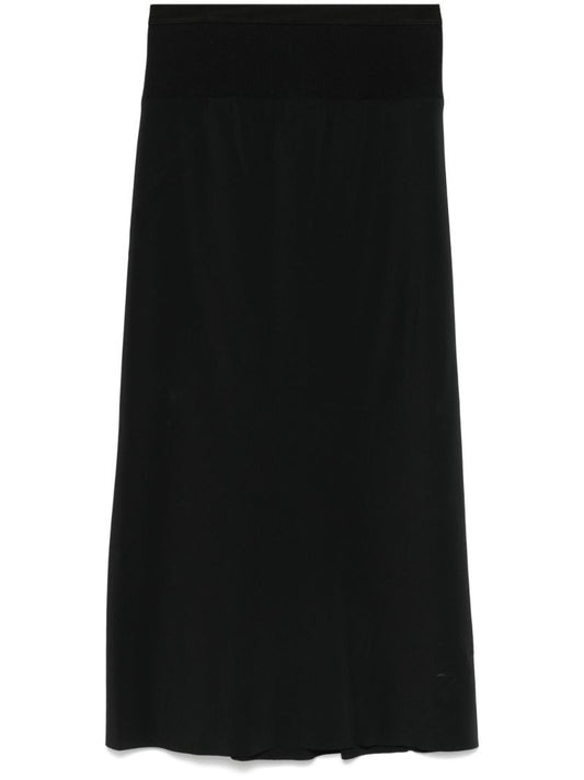 Knee Bias Midi Skirt