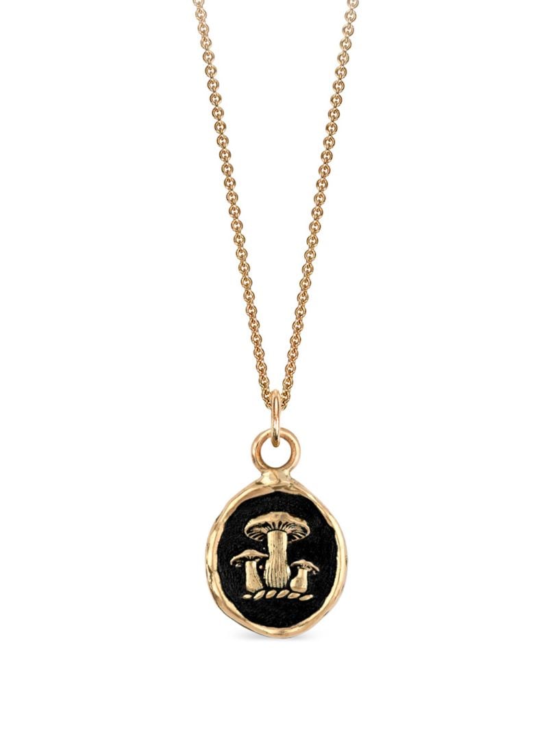 14k Yellow Gold Earthy Pendant Charm