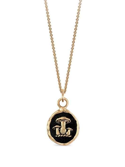 14k Yellow Gold Earthy Pendant Charm