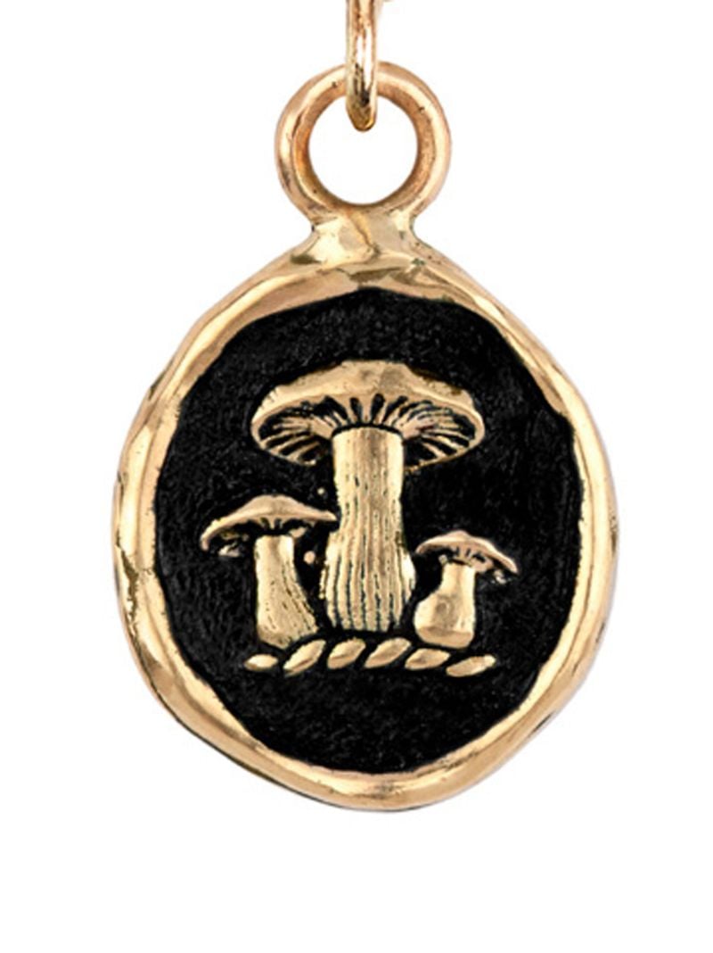 14k Yellow Gold Earthy Pendant Charm