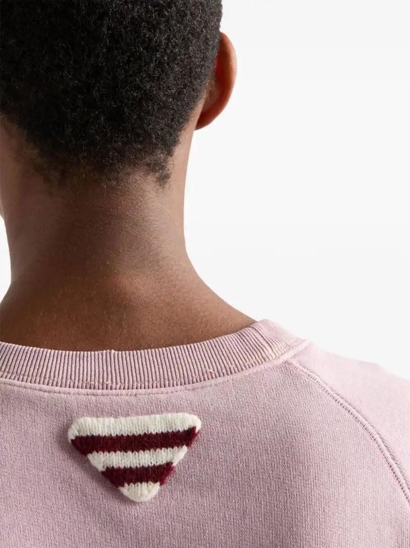 Pink Logo-print Sweatshirt