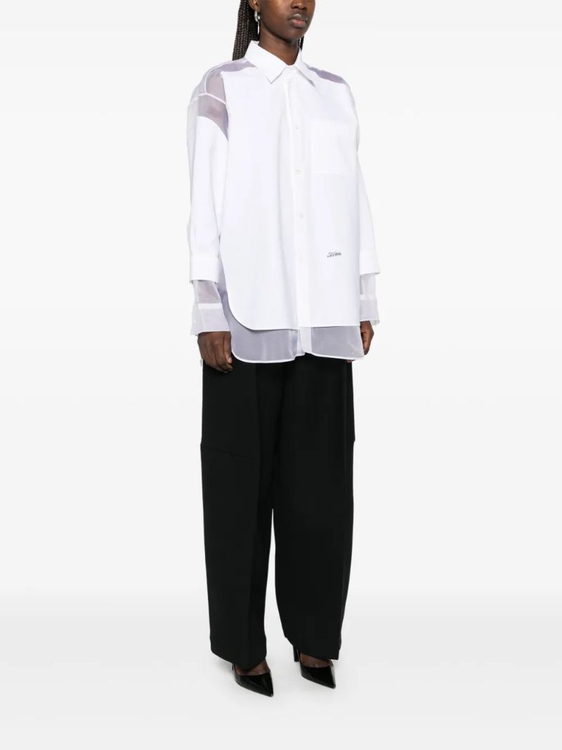 White Layered Shirt